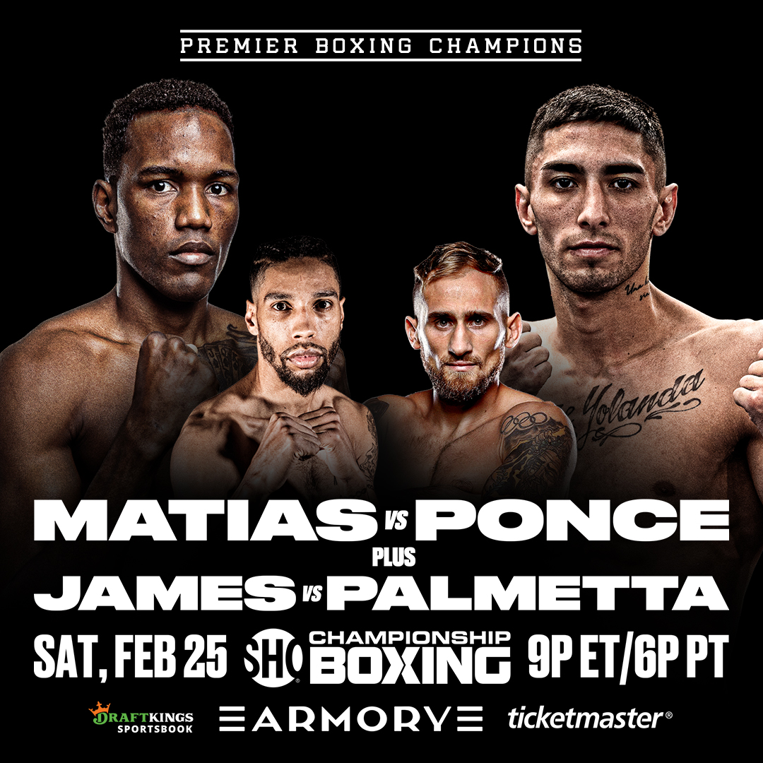 Live Boxing Series: Matias vs Ponce + James vs Palmetta