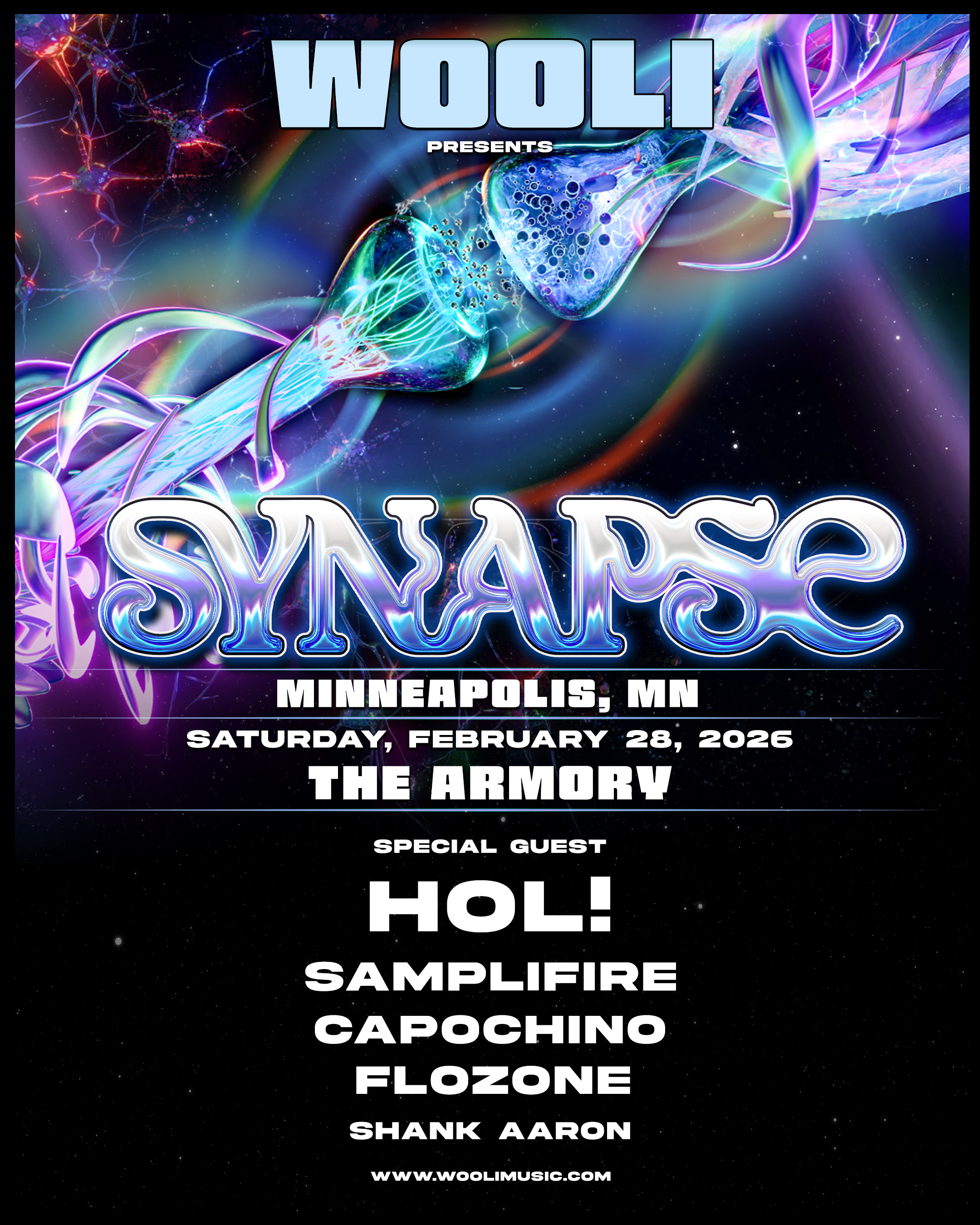 WOOLI Presents: SYNAPSE - Armory